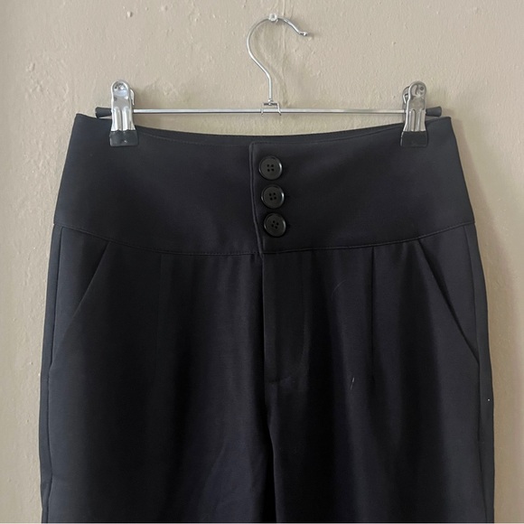 🆕 dazy • high waist black trousers with three front buttons - Picture 4 of 9